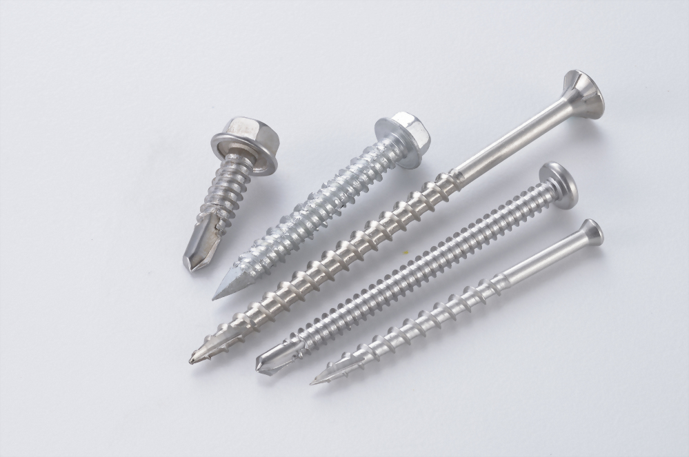 STAINLESS SCREWS WITH DIFFERENT STYLE
