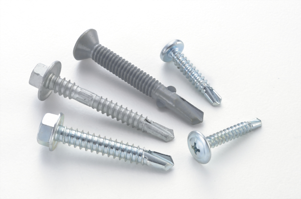 SELF-DRILLING SCREW WITH DIFFERENT HEAD & THREAD