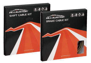 Red Alligator Sleek Glide MTB Bike Brake Cable//Housing Set fits Shimano//SRAM