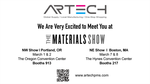 We are Exhibiting at the Materials Show this March! NW Show in Portland on March 1 & 2, NE Show in Boston on March 7 & 8 We are Exhibiting at the Materials Show this March! NW Show in Portland on March 1 & 2, NE Show in Boston on March 7 & 8
