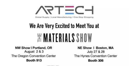 Thanks to all the attendees who visited our booths at the Materials Show in Boston and Portland! Thanks to all the attendees who visited our booths at the Materials Show in Boston and Portland!