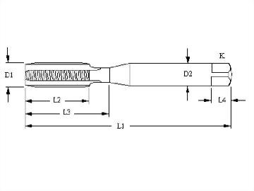 R,Rc,PT,BSPT,ZG,Pipe Taper Thread,Straight Flutes Taps,Full Carbide