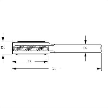 Pg Rd BA SU SW,special thread_welded carbide straight flutes taps