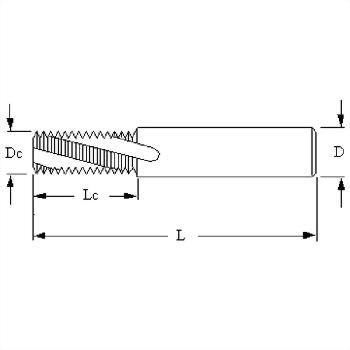 Thread Mills-NPSM pipe thread _Straight Flutes-Full Teeth Cutter
