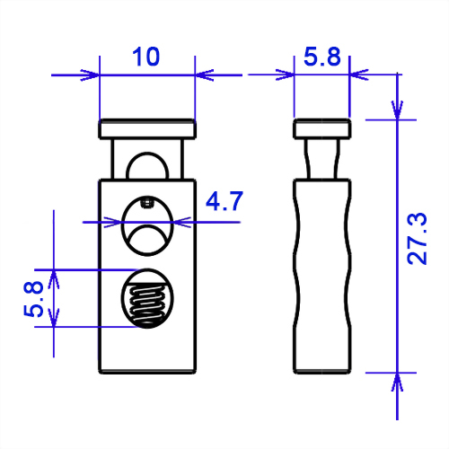 ji-horng-plastic-dual-barrel-cord-toggle-stopper-C12D
