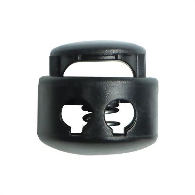 聚鴻-雙孔塑膠圓桶束繩扣-C24A