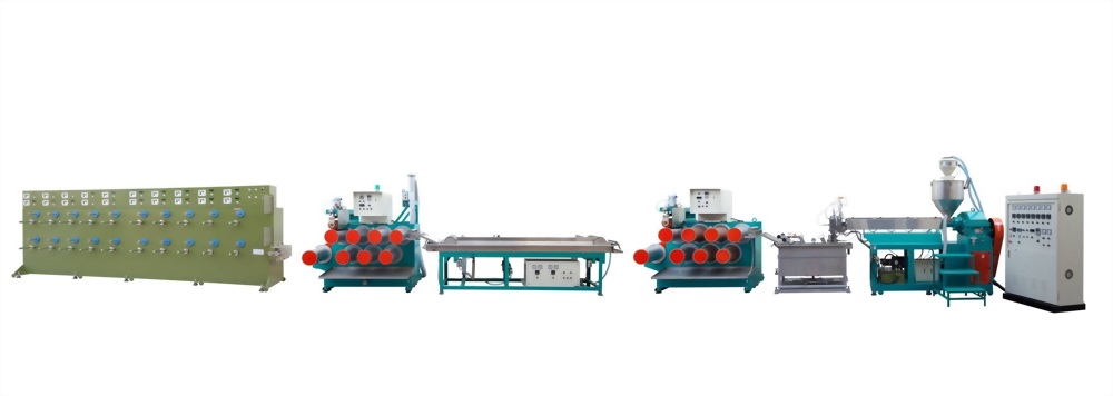 PP/PE rope and danline extrusion line