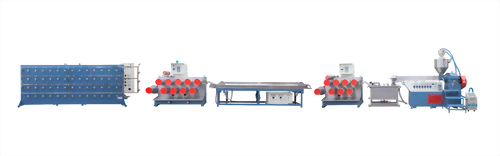 PP/PE rope and danline extrusion line