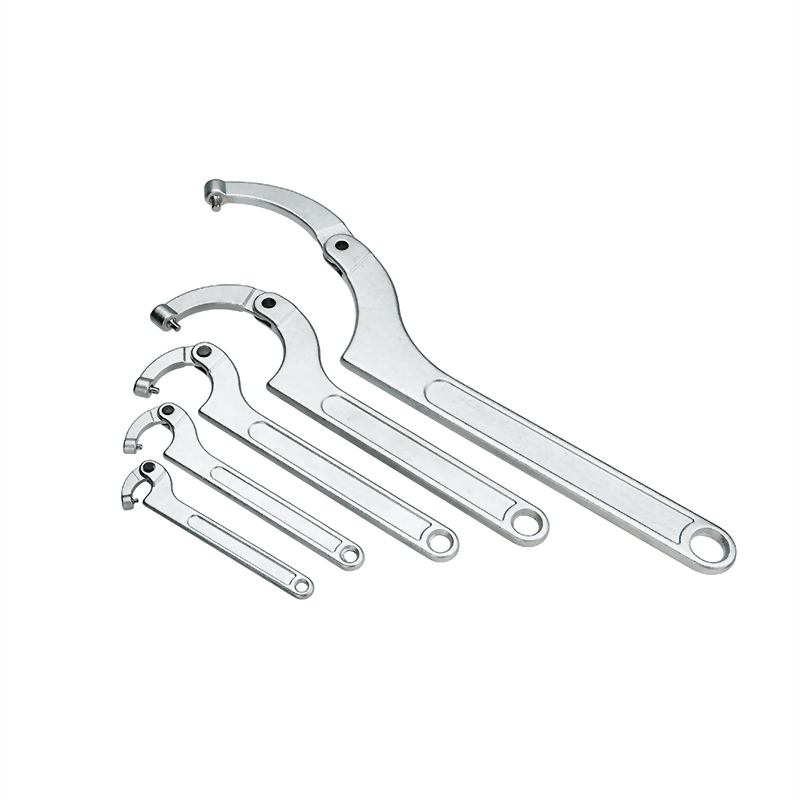 2 Inch - 4 3/4 Inch - HP2038 Pin Size: 8 Teng Tools 50-120mm Adjustable Hook Pin C Spanner/Wrench