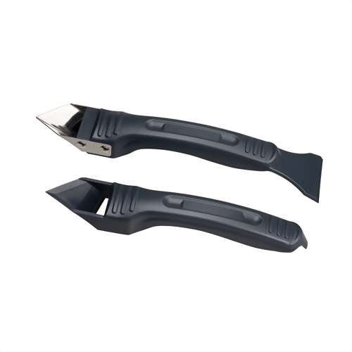 SILICONE SCRAPER WITH STAINLESS BLADE