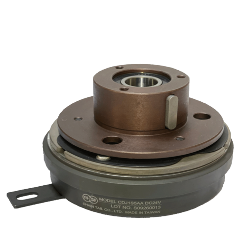 CJ2 乾式單板標準超薄型電磁離合器 (附軸承導座)