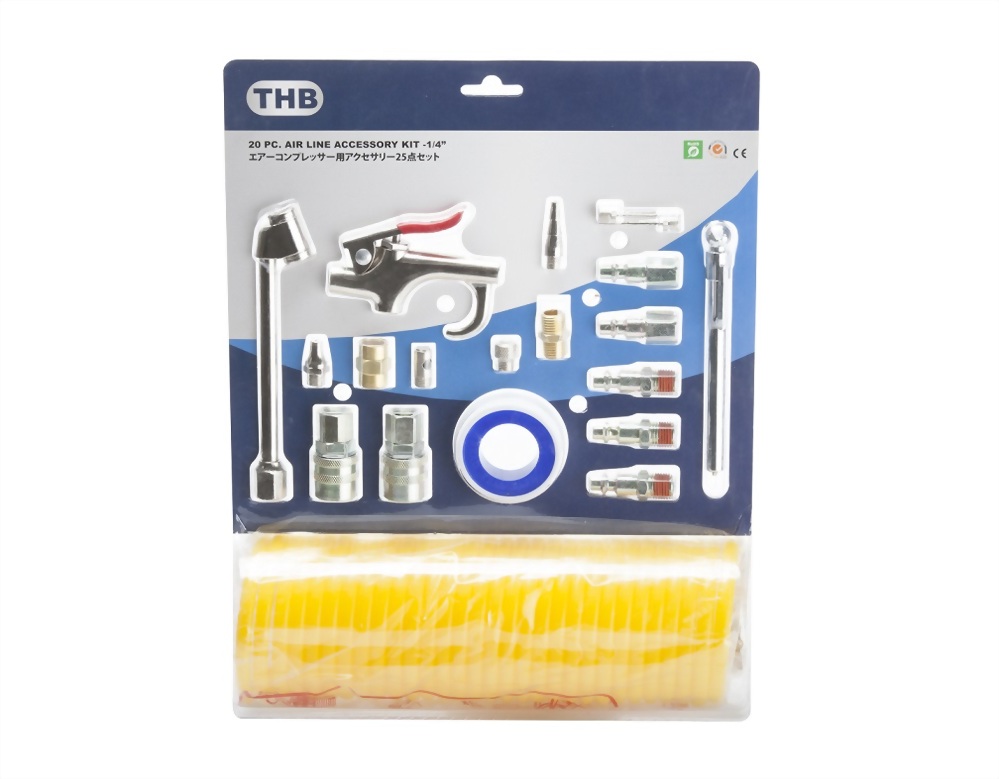 Canadian Tool and Supply 16 Piece Air Tool and Compressor Accessory Kit ACAK-16