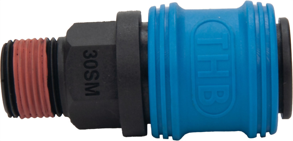 European Type - Universal 4 In 1 Nylon - Male Thread