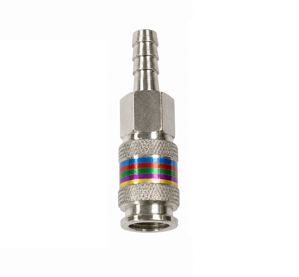 5 in 1 Hose Barb end Universal Quick-Connect Coupler