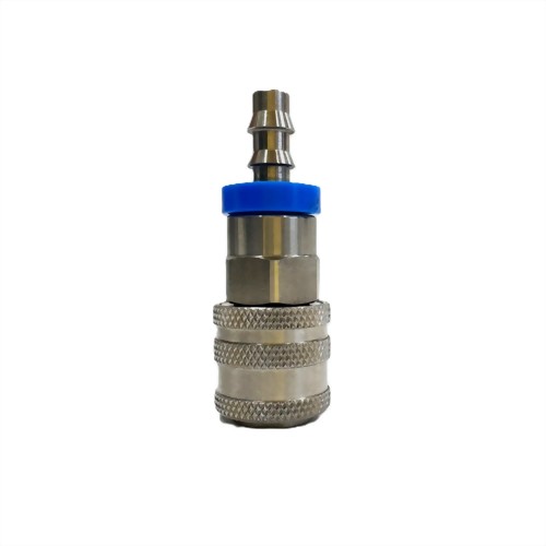 Universal Quick Disconnects Coupling (Blue)-Hose Barb end
