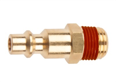 MILTON / INDUSTRIAL TYPE 1/4” BODY BRASS COUPLER (Plug) - Male thread MILTON / INDUSTRIAL TYPE 1/4” BODY BRASS COUPLER (Plug) - Male thread