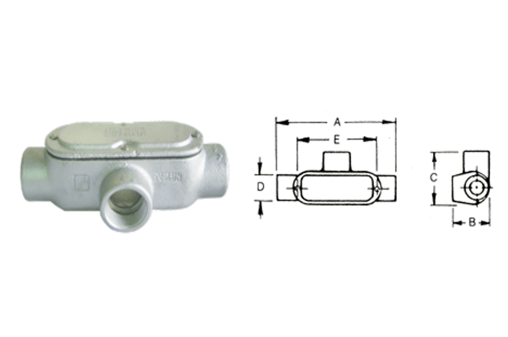 T型電管穿線匣、電管配件、穿線盒、電管管件、管件、接線盒