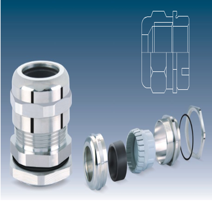 IP68 Copper cable gland - CONDUIT FITTINGS