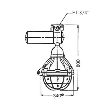 NL3 (d2G4) - SFE型耐压防爆照明灯具