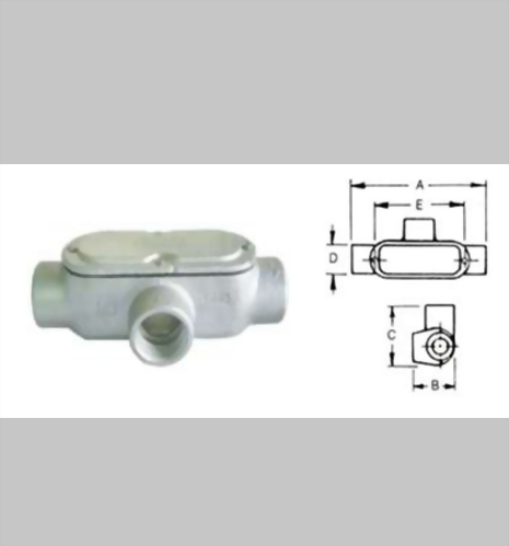 T TYPE - CONDUIT OUTLET BOXES