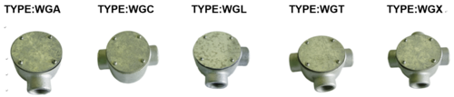 WGA、WGC、WGL、WGT、WGX - CIRCULAR SURFACE BOXES