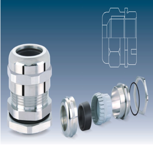 IP68 Copper cable gland - CONDUIT FITTINGS