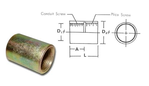 CONDUIT CONNECTOR FOR PLICA PZ4-KG - 軟管用接頭