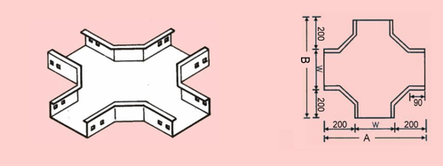 HORIZONTAL CROSS - CABLE DUCT