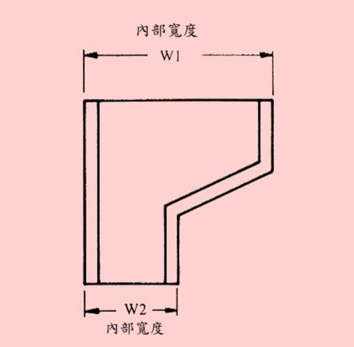 RIGHT HAND REDUCER - CABLE DUCT