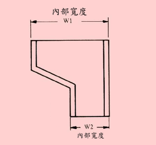 LEFT HAND REDUCER - CABLE DUCT