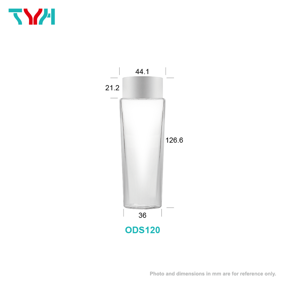 120ml Squircle Cone Cosmetic Bottle