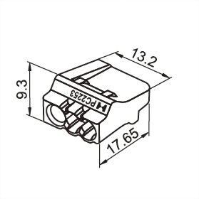 PC2253 Монтажные клеммы 2