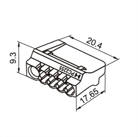 PC2255 push-in wire connectors, Dosenklemmen & compact terminal blocks 2