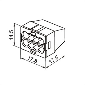 PC2258 push-in wire connectors, Dosenklemmen & compact terminal blocks 2