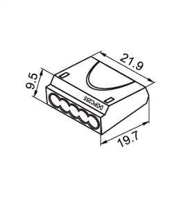 PC255-CL / PC255X-CL push-in wire connectors, Dosenklemmen & compact terminal blocks 2