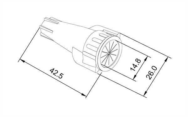 P8W Waterproof Wire Connectors - Heavy Power