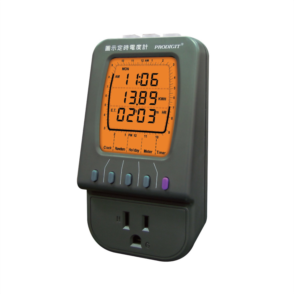 2045J Energy Monitor with Graphic Timer