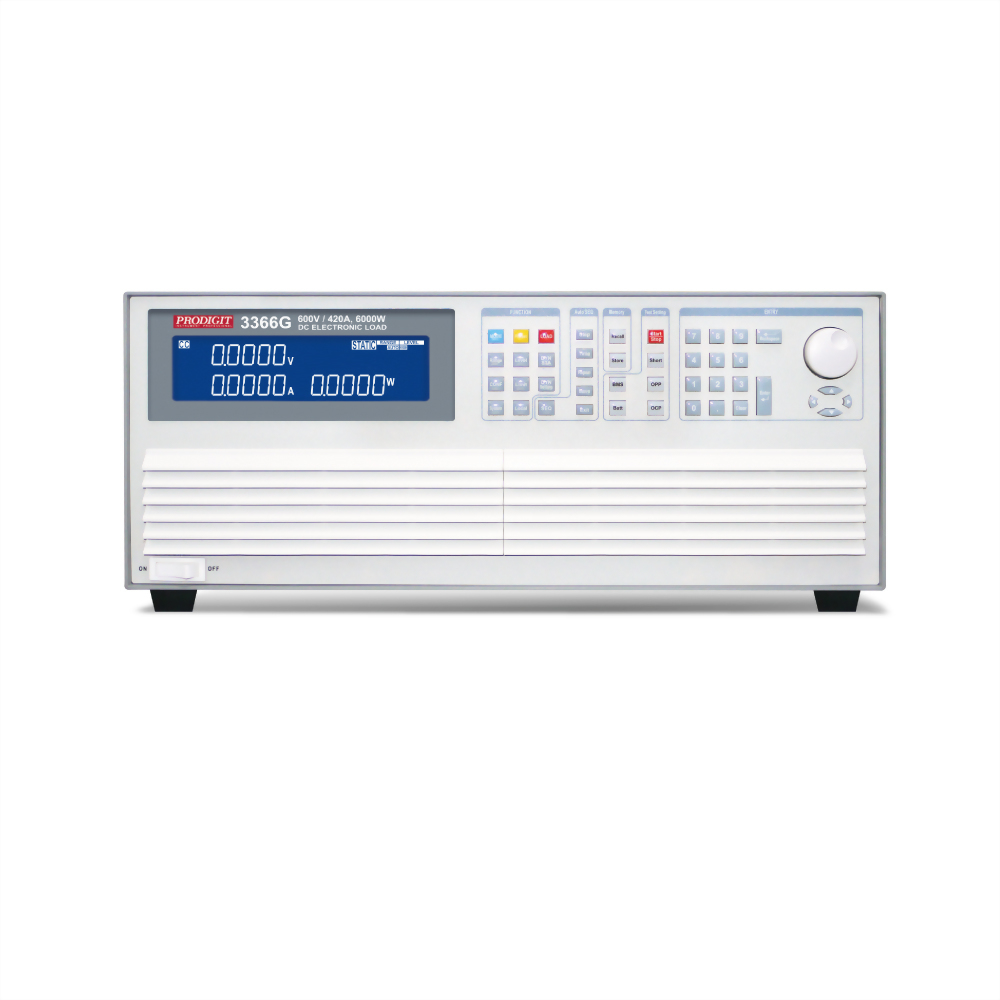 3366G High Power DC Electronic Load 600V, 420A, 6000W