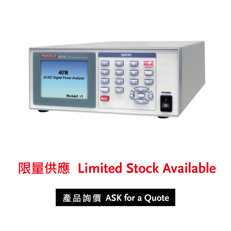 4016 AC / DC 数位功率分析仪（限量供应）