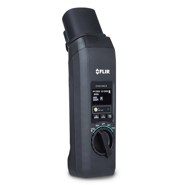 FLIR EV45-NACS 附NACS插頭和1型轉換器的電動車充電器測試轉接器