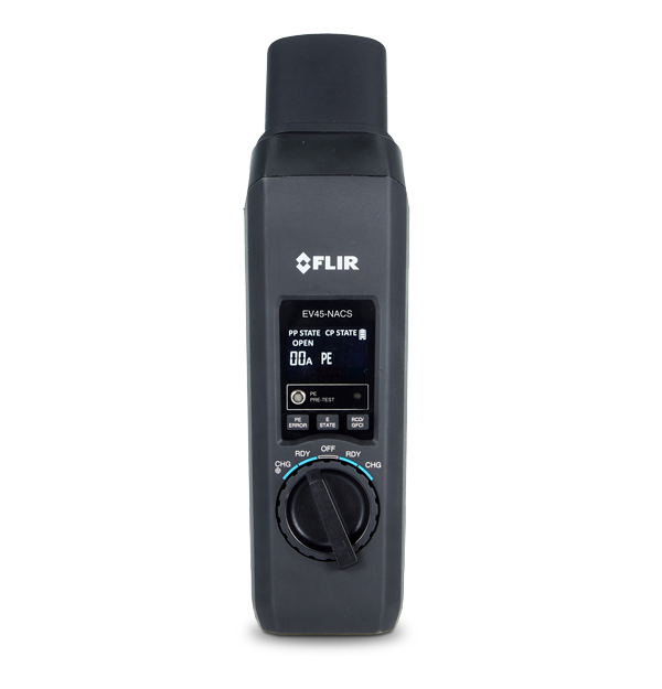 FLIR EV45-NACS 附NACS插頭和1型轉換器的電動車充電器測試轉接器