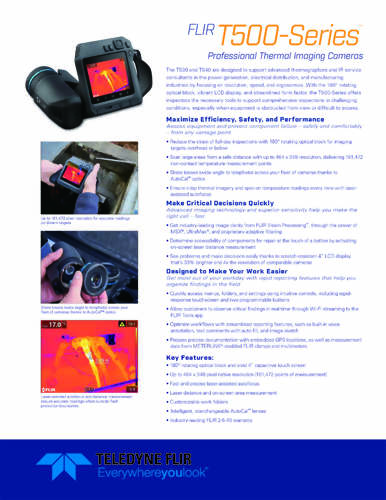 FLIR T500系列 T530/T540 高階紅外線熱影像儀