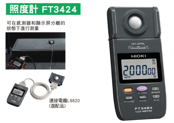 光線是否足夠？使用FT3424檢測照度，確保符合規範！