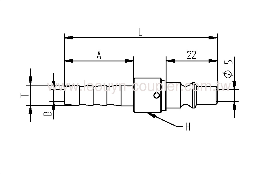 Hose Barb Swivel Plug