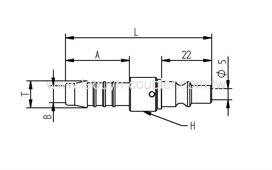 Hose Barb Swivel Plug