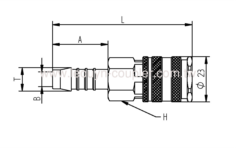 Hose Barb One-Touch Coupler