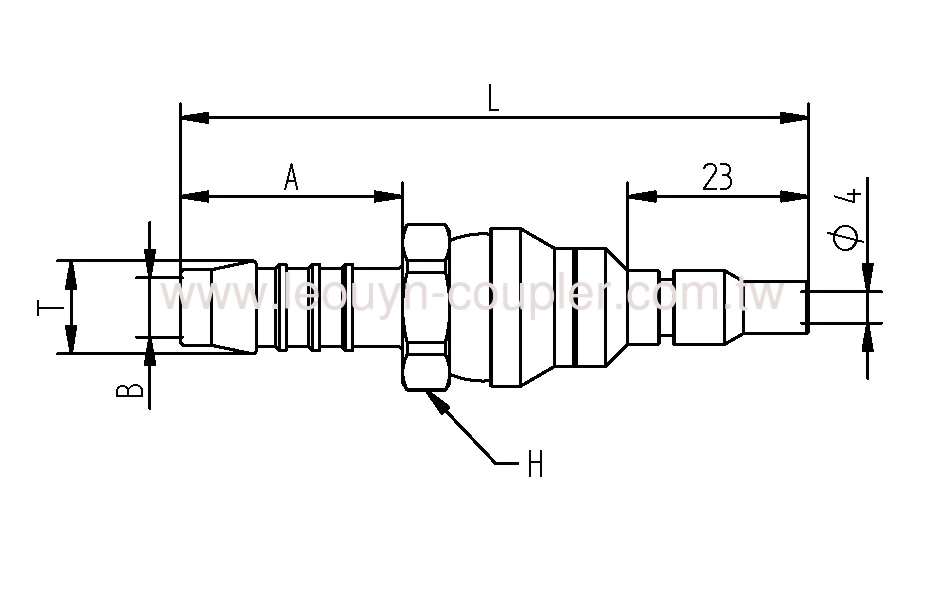Hose Barb Ball-Swivel Plug