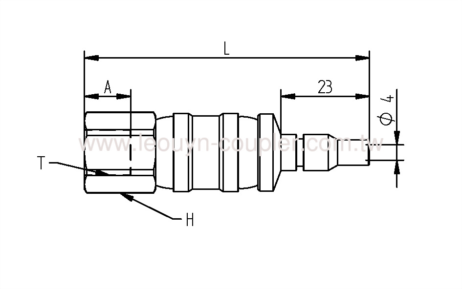 Female Dual Ball-Swivel Plug