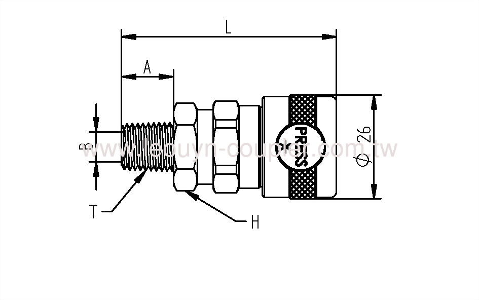 Male One-Touch Coupler