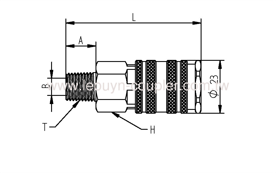 Male One-Touch Coupler